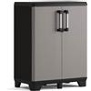 ARMADIO BASSO CM.68X39X90 2 RIP.GRIGIO E NERO
