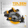 Tolsen Tools SEGA CIRCOLARE 20V BL MM.190 S/BATT