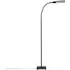 Briloner Lampada da Terra a Piantana Altezza 160 cm Potenza 8W LED - 600 Lumen Colore Nero