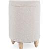 Bizzotto SGABELLO CONTENITORE ZENA GRIGIO CH