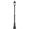Generico ERMES LAMPIONE CM.220 1 LUCE NERO