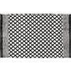 WENKO Tappetino scendibagno Tara sostenibile realizzato con bottiglie PET riciclate, motivo moderno in stile etnico, lato inferiore antisdrucciolo, lavabile a 40 °C, (L x P): 50 x 80 cm, nero/bianco