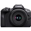 Canon EOS R100 + RF-S 18-45 mm. offerta valida fino al 29/06.