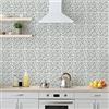 Ambiance Sticker Adesivi Autoadesivi, Decorazioni Murali, Adesivi per Piastrelle per Bagno e Cucina Cementine Azulejos Vito- 60 Piastrelle Adesive 20 x 20 cm