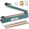 Hanchen Termosigillatrice 300mm/11.8inch Sigillatrice per sacchetti di plastica Impluse Heat Sealer 400W per Mylar Bag Kraft Paper Bag 220V