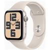 Apple Watch SE 2023 2a gen GPS 44mm Cassa Alluminio Galassia Cinturino Starlight