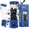 BlendyGo 3® Frullatore Portatile Elettrico, Mini Mixer Smoothie Maker, Frullatore per Smoothie, Portable Blender USB to go 550 ml, Senza BPA, Tecnologia PulseMotion & BlendPro (Blu)