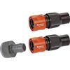 Gardena Kit raccordi Profi-System: Accessori per il collegamento del sistema di tubazioni e del sistema pop-up al rubinetto, grandi portate (1505-23)