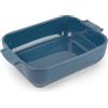 PEUGEOT - Teglia rettangolare in ceramica - 25 cm x 16,8 cm x 6,2 cm - Capacità: 1,4 L - 2-3 porzioni - Garanzia 10 anni - Made in France - Colore azzurro