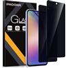 Phoona Privacy Pellicola Protettiva per Samsung Galaxy A54 5G 6,4 Pollici, 2 Pezzi Anti-Spy in Vetro Temperato per samsung a54 5g, Anti peeping Protezione Schermo