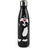 Excelsa Sylvester Bottiglia Termica, 50 Cl., Nera, Acciao INOX