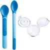 BAMED BABY ITALIA S.R.L. Mam Heat Sensitive Spoons & Cover Set Cucchiai Azzurri Per