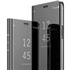 MRSTER Samsung Note 8 Cover, Mirror Clear View Standing Cover Full Body Protettiva Specchio Flip Custodia per Samsung Galaxy Note 8. Flip Mirror: Black