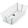 Stokke Flexi Bath Bianco X-Large con Base Antiscivolo e Tappo di Svuotamento