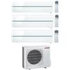 MITSUBISHI ELECTRIC CONDIZIONATORE MITSUBISHI KIRIGAMINE STYLE BIANCO TRIAL SPLIT 9000+9000+9000 BTU INVERTER R32 MXZ-3F68VF A++ WIFI