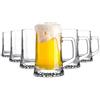 Bormioli Rocco 133640337 - Boccale da birra, 510 ml, in vetro, trasparente, 6 pezzi