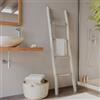DEGHI Scala portasciugamani 150 h cm in legno teak bianco