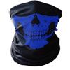 Snowboardmania scaldacollo skull nero-blu