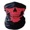Snowboardmania scaldacollo skull nero-rosso