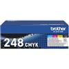 Brother Multipack Nero / Ciano / Magenta / Giallo Tn-248Cmyk Ci75170 4000 Copie Originale