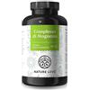 Nature Love Complesso di magnesio NATURE LOVE® - 180 capsule - 400mg di magnesio elementare per dose giornaliera - magnesio in forma di citrato, ossido, bisglicinato, malato e ascorbato - Vegano, ad alto dosaggio