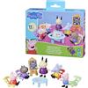 Peppa Pig Hasbro, Playset Gruppo di Gioco di Peppa, Set con 5 Action Figure di Personaggi in Plastica e Accessori, Giochi per Bambine e Bambini da 3 Anni in su