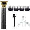 Myazs Barbiere Retro T9 Trimmer Capelli Professionale per Trimmer Taglio di Capelli Macchina Senza Fili Barba Uomo Shavin Trimmer Capelli per Uomo Testa Professionale Taglio di Capelli Taglio Dei Capelli