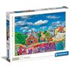 Clementoni - 39744 Collection - Park Güell, Barcelona - 1000 Pezzi - Puzzle Adulti, Made In Italy