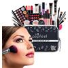 AFGSsm Set trucco da donna per adolescenti completo borsa per cosmetici professionale all-in-one set regalo (27 pezzi)