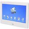 LEYT Cornice Elettronica per Foto, Plug and Play 800x480 MP3 Music Multifunzione 100-240V Cornice Digitale per Ufficio per Famiglia (Spina UE)