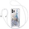Pnakqil - Custodia Cordino Samsung Galaxy S8 Plus 6,2, Utilizzo Gomma Epossidica et Cordino in Nylon, con Foglia d'oro Glitterata e Paraurti in TPU Custodia Antiurto Anti-graffio Cover, 02