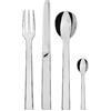 Alessi KnifeForkSpoon AJM22S24M Servizio Completo di Posate di Design, 24  Pezzi in Acciaio Inox