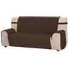 Martina Home Cubre Sofa/salvasofa Modello Riverside: Misura 2 posti di 130 x 210 cm, Tessuto, Marrone, 32 x 42 x 8 cm