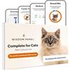 Wisdom Panel Completo: Test completo del DNA del gatto per 45 condizioni di salute genetica di salute | 70+ razze e popolazioni | 25+ tratti | Gruppo sanguigno