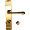 Alpertec Sale, Set maniglia per porta WC in ottone lucidato, 32700033