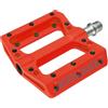 Exustar Pedali flat E-pb71 rosso