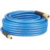 YOTOO Tubo per aria compressa ibrido 15 m di lunghezza 6 mm ID x 11 mm AD, 300 PSI con connettori a sgancio rapido Germania da 1/4, limitatore di flessione