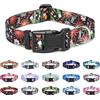 Suredoo Collare per Cani, Nylon Morbido Regolabile Collari per Cani, Gatti, Cuccioli di Taglia Piccola Media Grande (M, Piante)