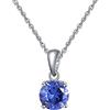 Bellitia Jewelry Collana Pendente Donna in Argento Sterling 925, Ciondolo Pietra Preziosa di Granato, Pietra Natale di Gennaio, Gioielli Donna Regalo Amore per Lei