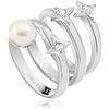Morellato, Anello "Luci", Argentato (IT 12)