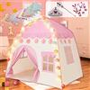 Labeol Princess Castle Play Tent Kids Large House per interni ed esterni con luci a sfera di cotone Frozen Crown Magic Wand sicurezza atossico ottimo regalo ragazze 130 x 100