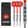 FOCO Alette con licenza ufficiale del Liverpool FC con 80% tungsteno, set per freccette Red Dragon da 24 g, con asta per freccette e portafoglio per freccette, accessori professionali per freccette