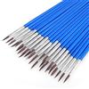 Prasacco Set di 30 pennelli da pittura piccoli, set di pennelli professionali a punta fine per bambini, pennelli per pittura dettagliata per miniature, pittura ad olio, ad acquerello, forniture