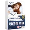 Dreamzie - Coprimaterasso Singolo Impermeabile - 100x200cm - Set da 2 | Con 4 Elastici · Superficie Spugna · Traspirante · Morbido · Anti-Macchia · Lavabile a 60°C · Cerata Letto · Oeko-TEX
