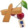 Hofmeister Holzwaren 8X HOFMEISTER® Raschietti per Raclette in legno di ciliegio, 13 cm, protezione per padelle rivestite, spatola resistente al calore, accessorio robusto da raclette, qualità europea