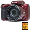 KODAK Pack Bridge Digitale Pixpro Astro Zoom AZ405 + Scheda SDHC Kodak Ultra High Speed U1 da 32 GB, fotocamera da 20 megapixel, zoom X40, grandangolo, LCD, video Full HD 1080p, OIS, batteria AA -