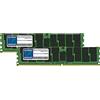 GLOBAL MEMORY 64GB (2 x 32GB) DDR4 2133MHz PC4-17000 288-PIN ECC Registered DIMM (RDIMM) Memoria RAM Kit per Servers/WORKSTATIONS/SCHEDE Madre (4 Rank Kit CHIPKILL)