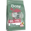 Oasy Gatto Adult Sterilized con Tacchino da 1,5 Kg