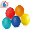 Bull Tiger Prestige Set di 5 Palline Antistress Mano Terapia, Diversi Gradi di Durezza Morbido, Medio e Duro, Palline Ovali Fisioterapia Mano Per Alleviare Lo Stress, Rafforzare la Presa della Mano, e la Riabilitazione