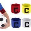 Yuechenggui 4 Fasce per Capitano, da Calcio, per Adulti, Regolabili, con Capitano, Multicolore, Elastiche, Capitano, da Calcio, per Ragazzi, Uomini, Ragazze, Molti Sport
